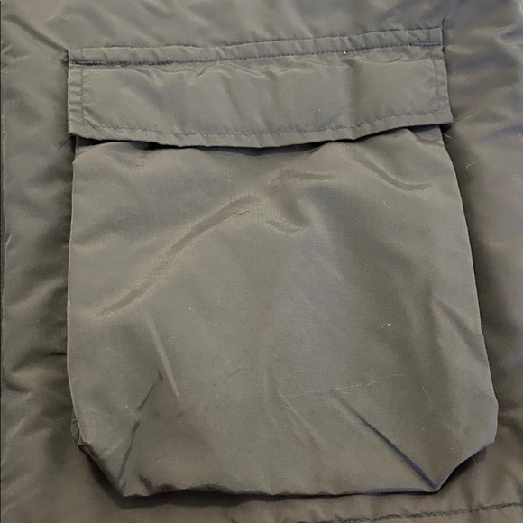 Vintage LLBean Coat Men's M Gray Baxter State Parka Hooded Quilted - Picture 14 of 15